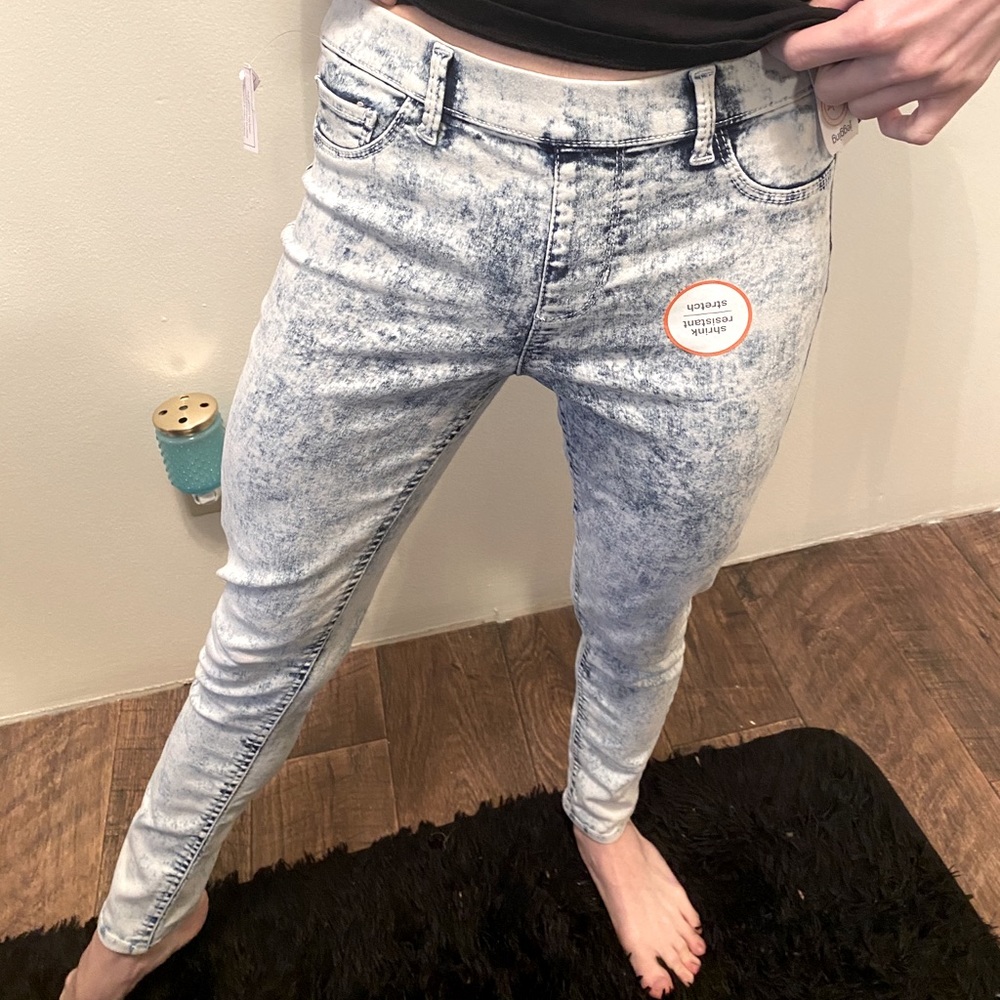 YOUTH XL Acid Wash Denim Jeggings
